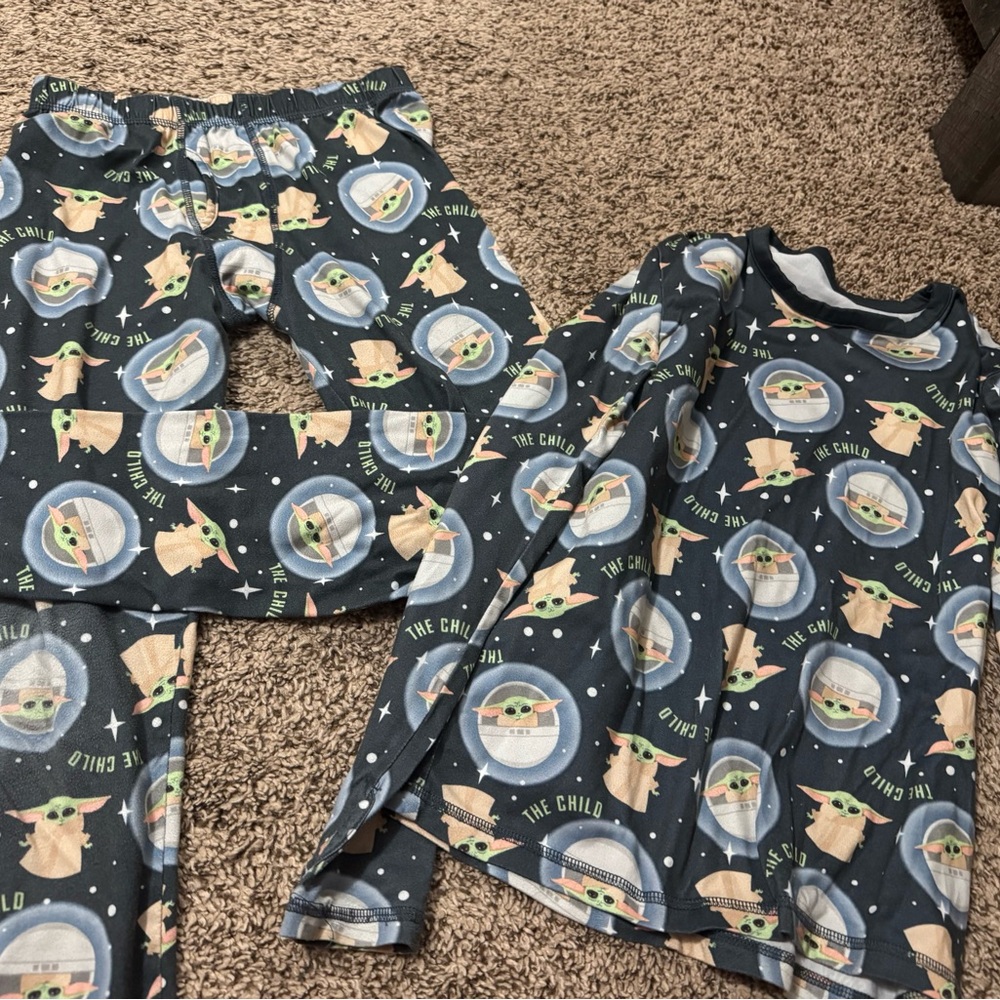 Kids Pajamas with Character Print - Blue